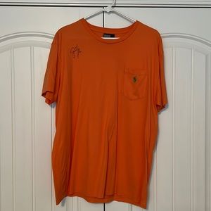 Justin Moore signed Polo T-Shirt